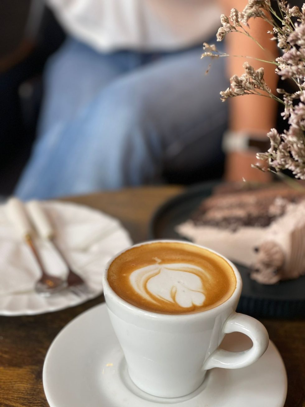 Café preparado para el caso Baluarte Café en Dalcahue